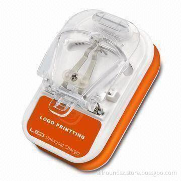 Universal Charger for Camera Batteries, with CE and RoHS Approvals
